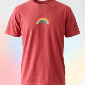 Freshirt Arc Dot Tee washed-red — front