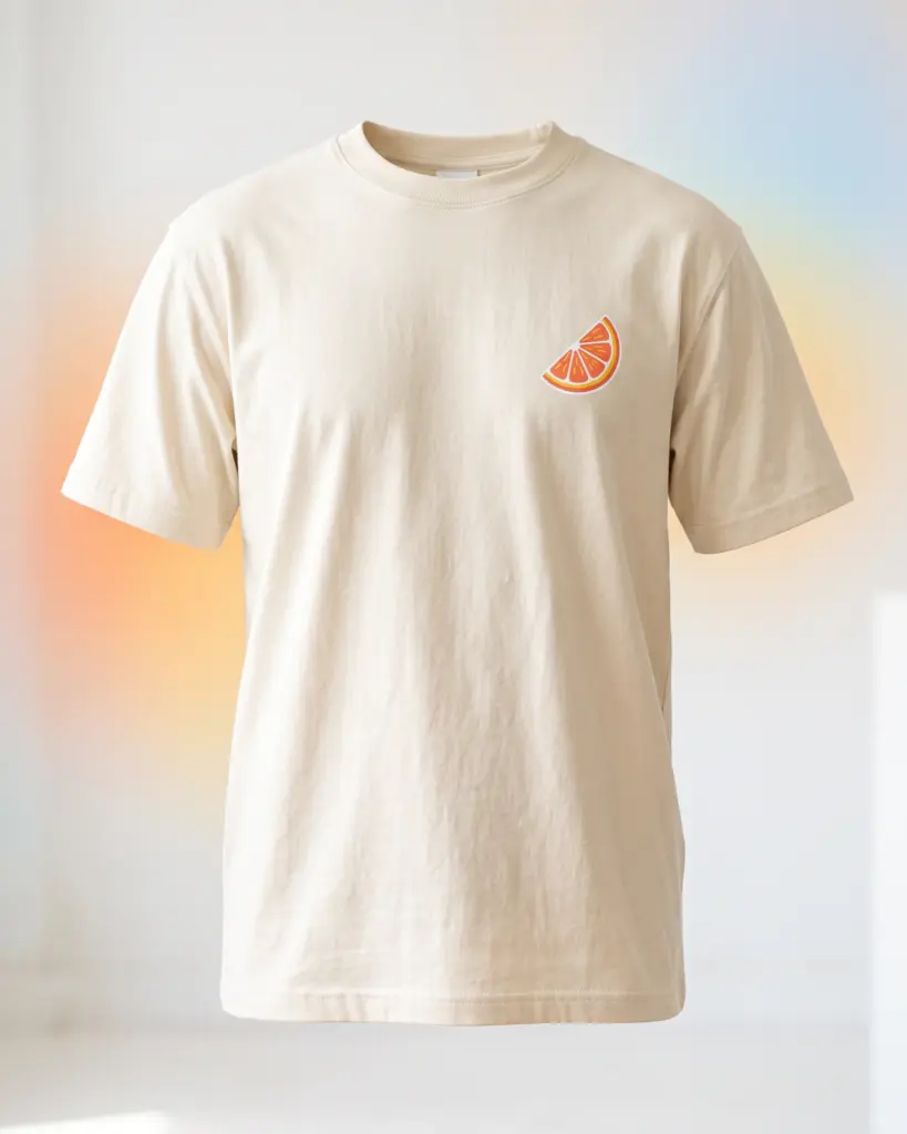 Freshirt Citrus Tee cream — front