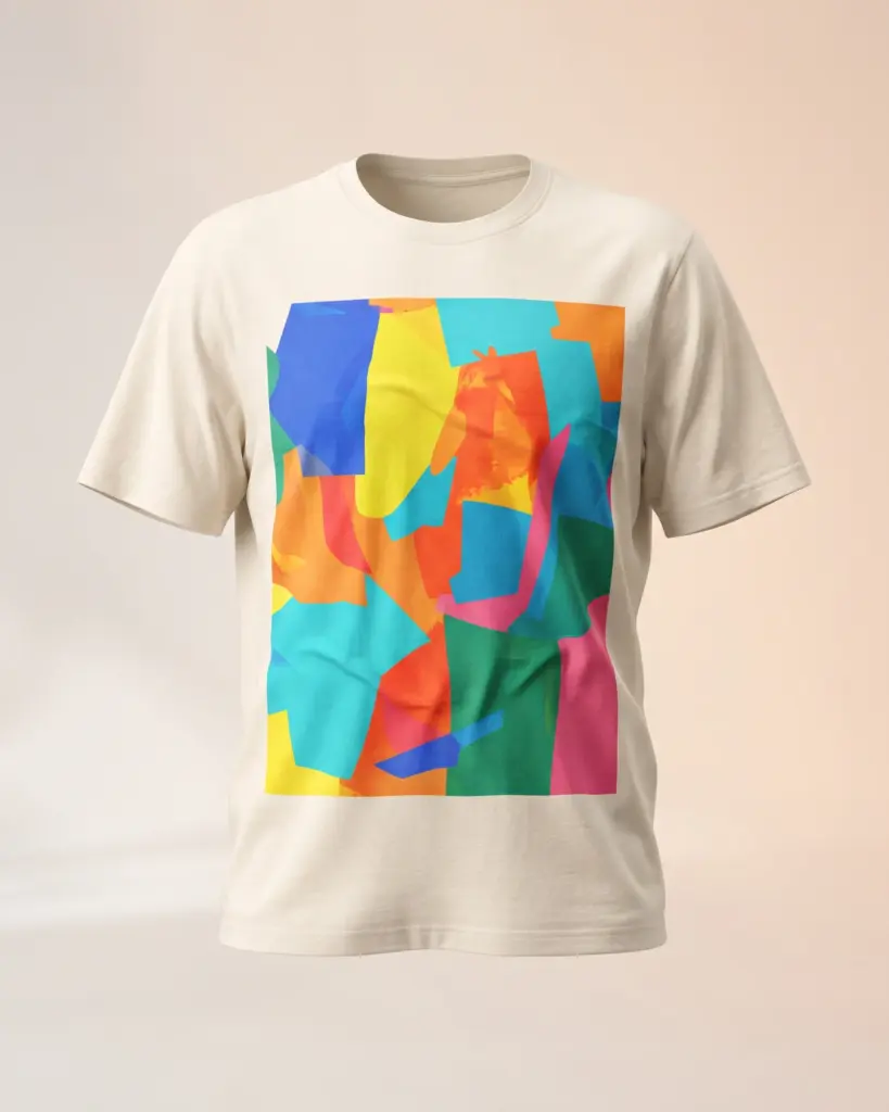 Freshirt Colour Field Tee cream — front