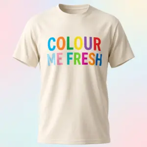 Freshirt Colour Me Tee cream — front