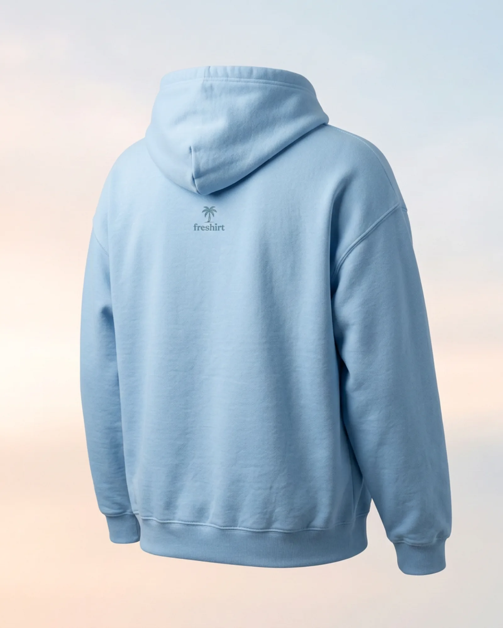 Freshirt Dream Pool Hood sky-blue — back