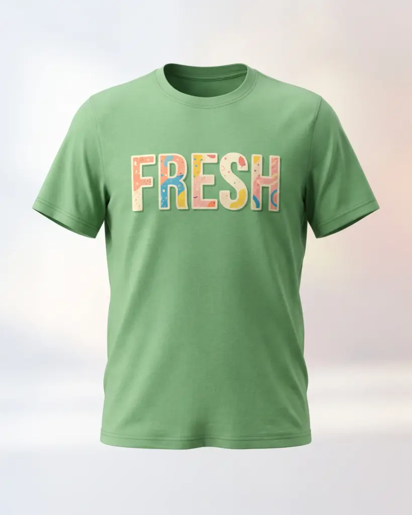 Freshirt Fresh Type Tee fresh-green — front