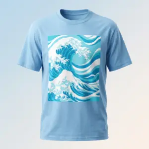 Freshirt Ocean Tee sky-blue — front