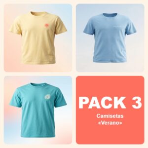 Pack 3 Camisetas «Verano» — Freshirt