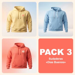 Pack 3 Sudaderas «Días Buenos» — Freshirt