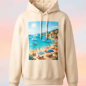 Freshirt Riviera Hood cream — front