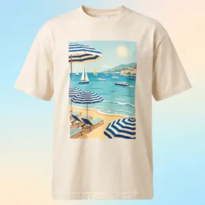 Freshirt Riviera Tee cream — front
