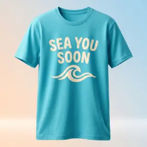 Freshirt Sea You Tee turquoise — front