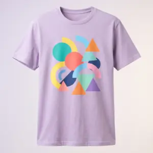 Freshirt Shapes Tee lavender — front