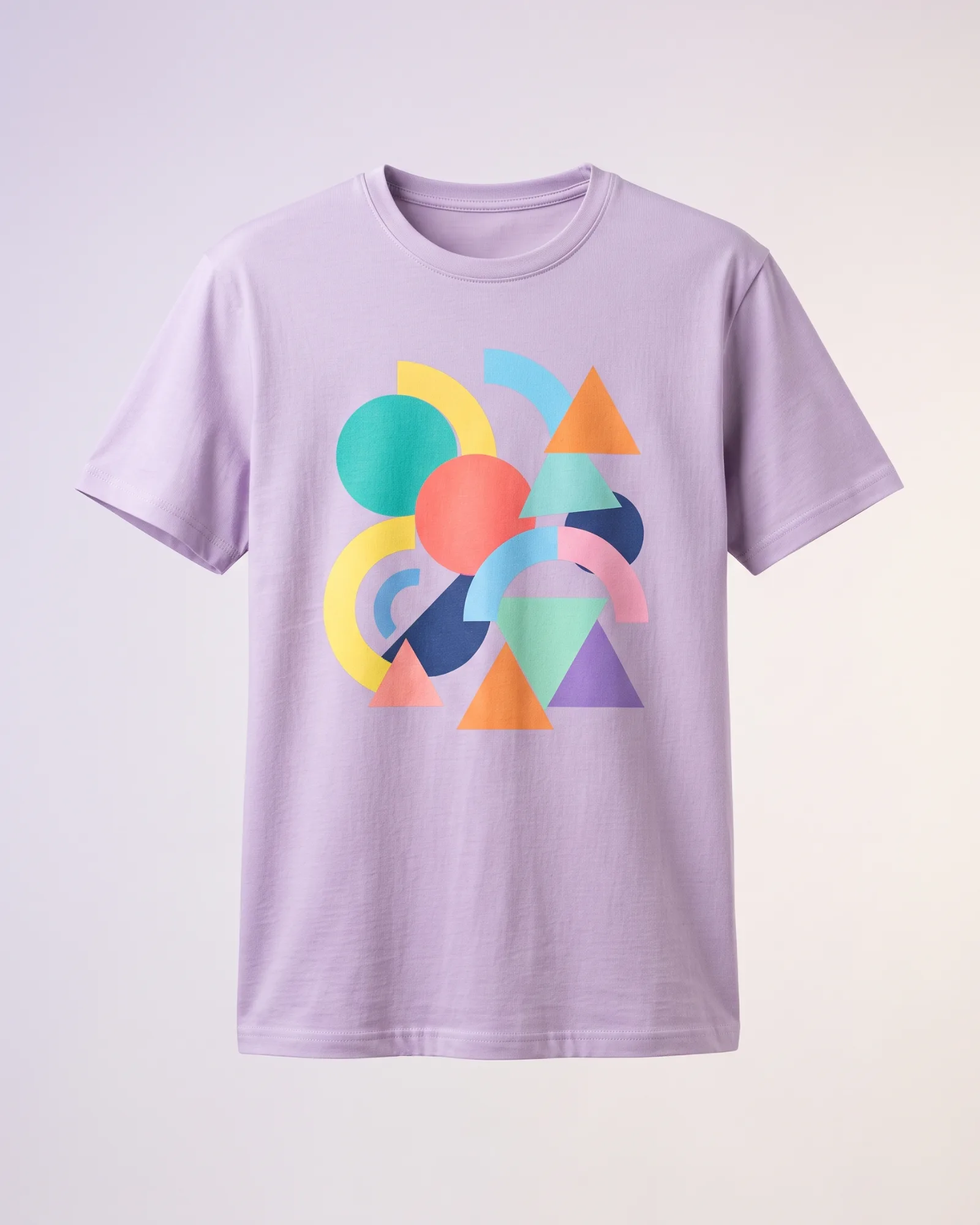 Freshirt Shapes Tee lavender — front