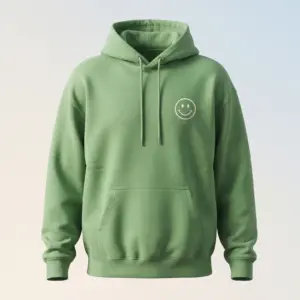 Freshirt Smiley Hood fresh-green — front