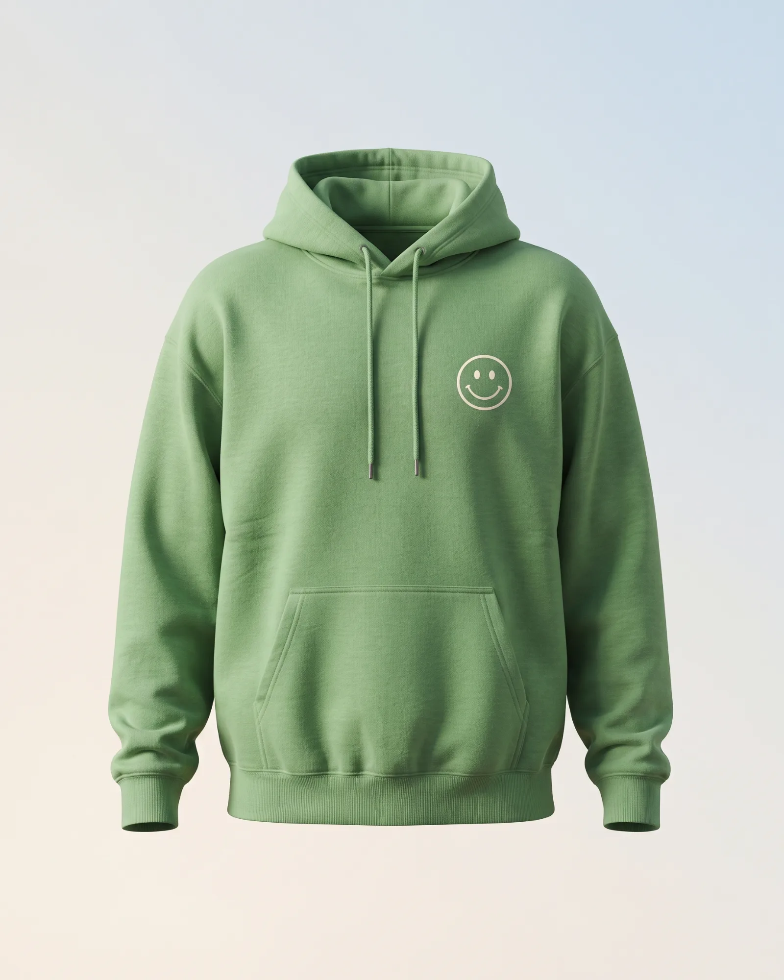 Freshirt Smiley Hood fresh-green — front