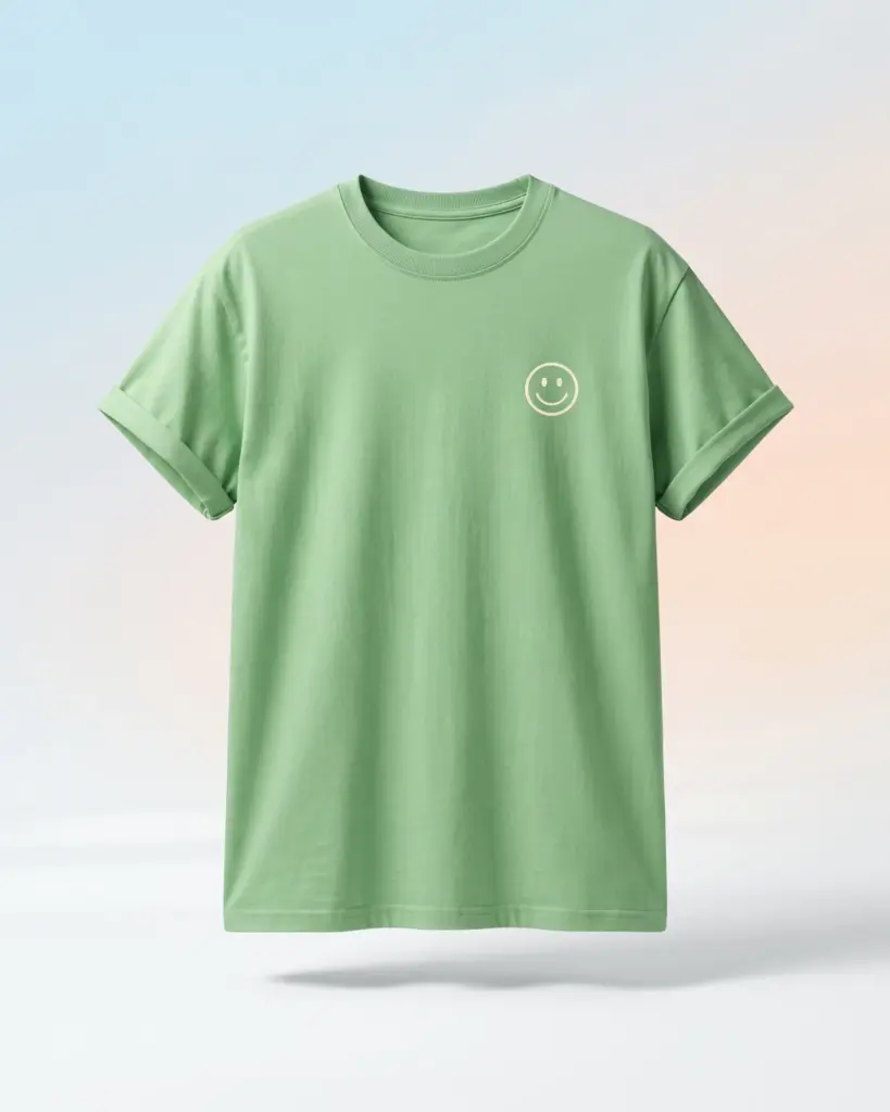 Freshirt Smiley Tee fresh-green — front