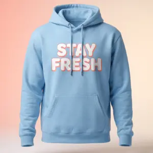Freshirt Stay Fresh Hood sky-blue — front