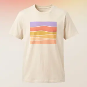 Freshirt Sunset Tee cream — front