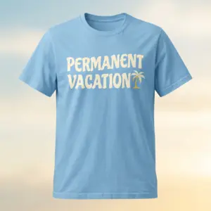 Freshirt Vacation Tee sky-blue — front